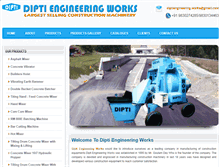 Tablet Screenshot of diptiengineeringworks.com
